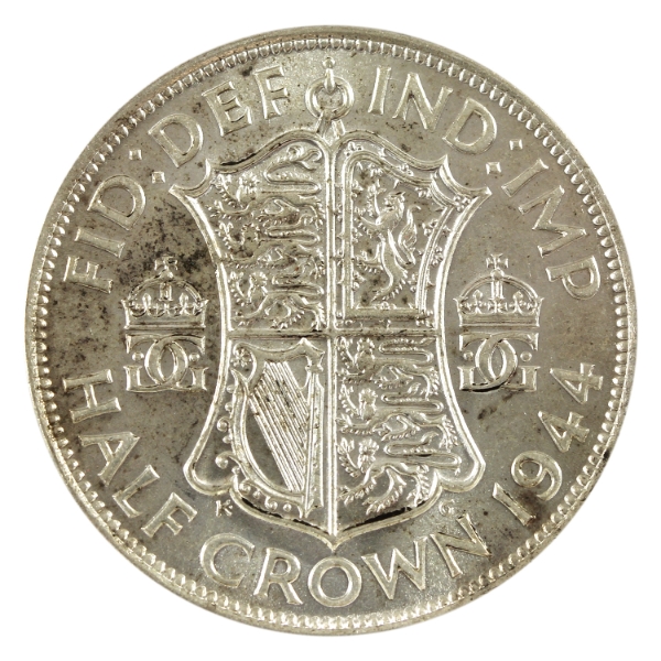 Great Britain Silver 1944 Half Crown Choice UNC