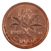 Image 2 : 1-cent 1985 Pointed 5 ICCS MS65 Red