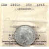 Image 1 : 25-cent 1890H ICCS EF45