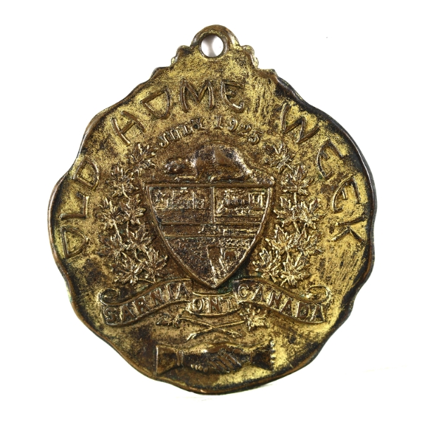 Sarnia July 1925 Old Home Week Medal 0.47oz 35mm