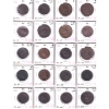 Collection of 20x 1850-1857 Bank of Upper Canada One Penny &  Half Penny Tokens in 20-Pocket Sheet