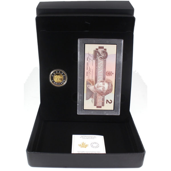 2021 25 Years of the $2 Piece: From Bill to Coin Numismatic Set (Tax Exempt)