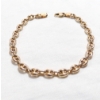 Image 1 : Lady's 10K Yellow Gold Gucci-link Bracelet. 7 1/4" Length & 4.57 grams.