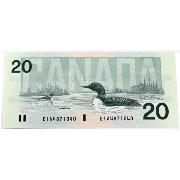 BC-58a 1991 $20 CUNC Thiessen-Crow SN:EIA4871040