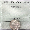 Image 1 : 10-cent 1898 Obverse 6 Prestige Certified AU58