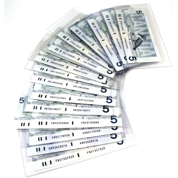 Group Lot of 18x 1986 $5 Most are UNC or Better Some Duplicate Prefixes. 18pcs