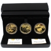 Image 1 : 2019 $30 Golden Reflections: Predator and Prey 3-coin Fine Silver w/ Gold Plating Set (Tax Exempt)