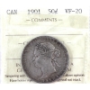 Image 1 : 50-cent 1901 ICCS VF20