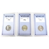 Image 1 : USA 1962P-1982D Half Dollars AACGS MS64 to PR64. 3pcs.