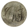 Image 1 : Love Token Struck on 1874 USA Dime. Initials "CMG"