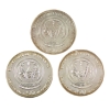 Image 2 : 3x 1oz Rwanda 2018-2020 50 RWF Francs Lunar Series .999 Fine Silver Coins. 3pcs (Tax Exempt)
