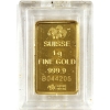 Image 2 : 1g PAMP Suisse Lady Fortuna .9999 Fine Gold Bar (Tax Exempt)