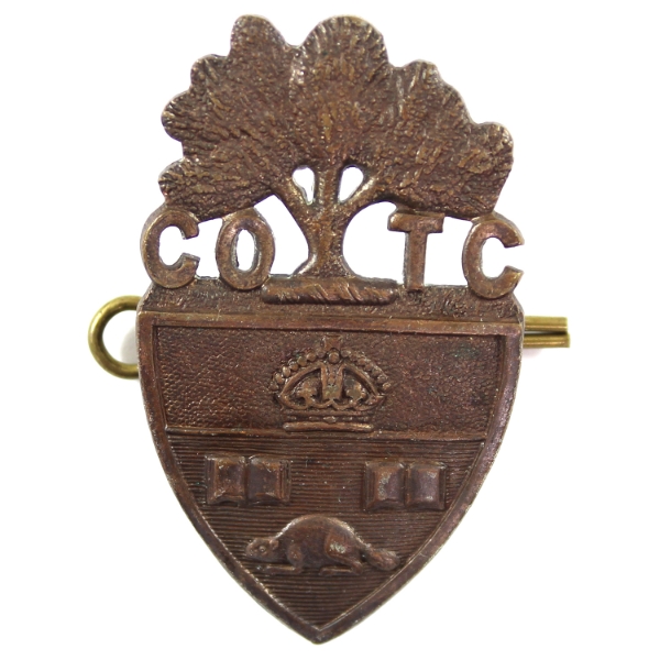 Canadian Officers' Training Corps (COTC) Cap Badge