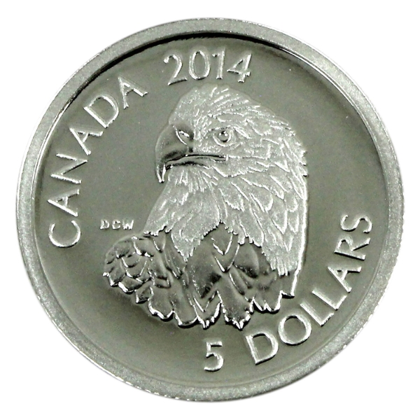 1/10oz 2014 $5 .9995 Platinum Coin (Tax Exempt)