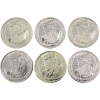 Image 1 : 6x 1oz Great Britain - 5x 2023 & 2024 King Charles .999 Fine Silver Britannias. 6pcs (Tax Exempt)