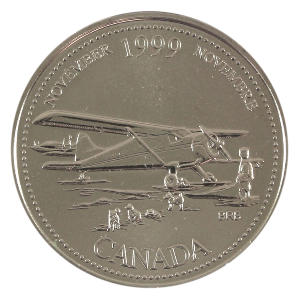 25-cent 1999 November Mule PL