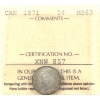 Image 1 : 5-cent 1871 ICCS MS63