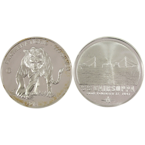 2x 1oz Assorted .999 Fine Silver Rounds. 2pcs (Tax Exempt)