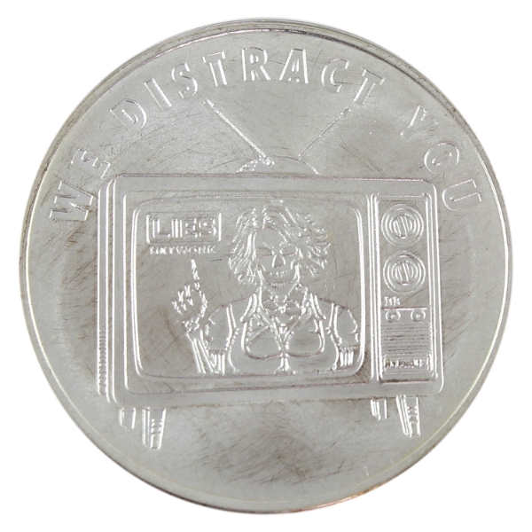 1oz Silver Shield 2016 We Distract You .999 Fine Silver Round (Tax Exempt)