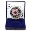 Image 1 : Cook Islands 2012 $5 Flowers of the World - Cherry Blossom 25g Fine Silver Coin (Tax Exempt)