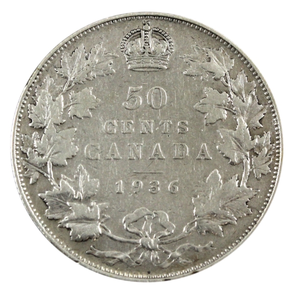 50-cent 1936 VG
