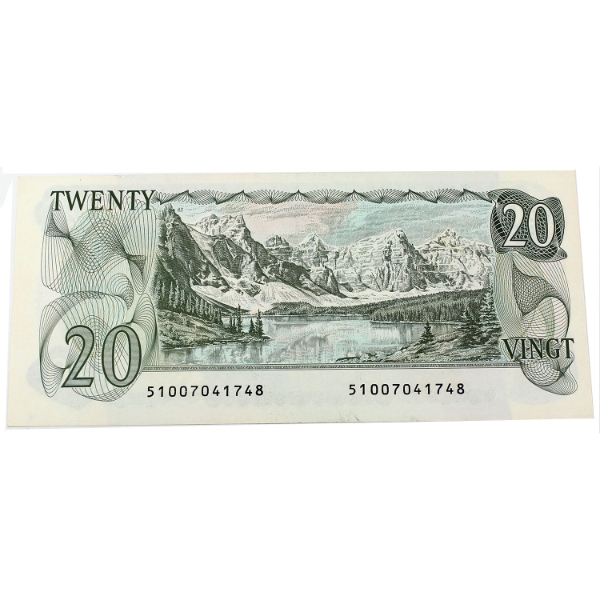 BC-54cA 1979 $20 UNC or Better Thiessen-Crow 510 Replacement SN:51007041748