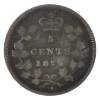 Image 2 : 5-cent 1875H Small Date ICCS VG10