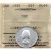 Image 1 : 25-cent 1955 ICCS PL66 UHC 