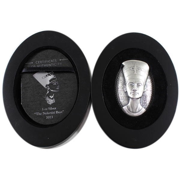 Djibouti Silver 2023 200 Francs The Nefertiti Bust Coin (Tax Exempt)