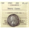 Image 1 : 25-cent 1960 ICCS PL67 Heavy Cameo