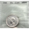 25-cent 1944 Prestige Certified MS64