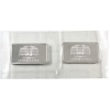 Image 2 : 1oz Gieger Edelmetalle .999 Silver Bar - 2 in Sheet (Tax Exempt)