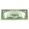 Image 2 : USA 1963 FR-1536* $5 VF Star Note SN: *01838042A