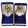 Image 3 : 2x 1986 Vancouver Expo 86 World Exposition .999 Fine Silver Official Medallion (Tax Exempt)