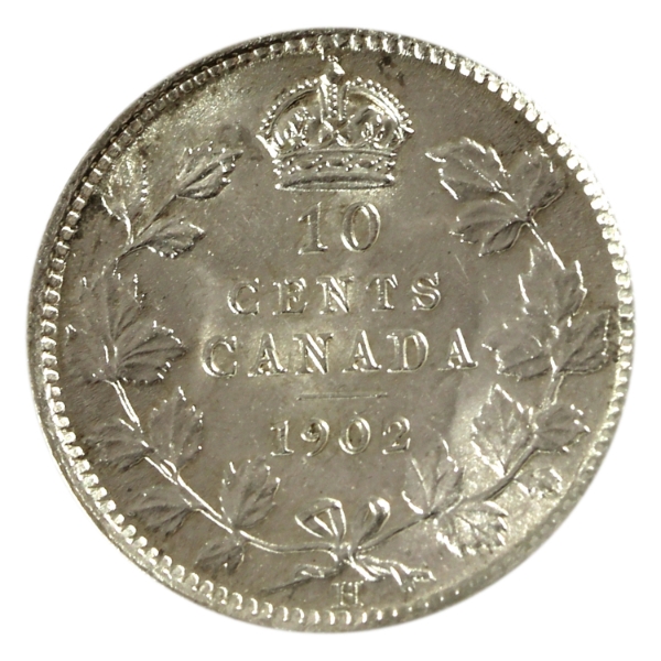 10-cent 1902H Choice BU 