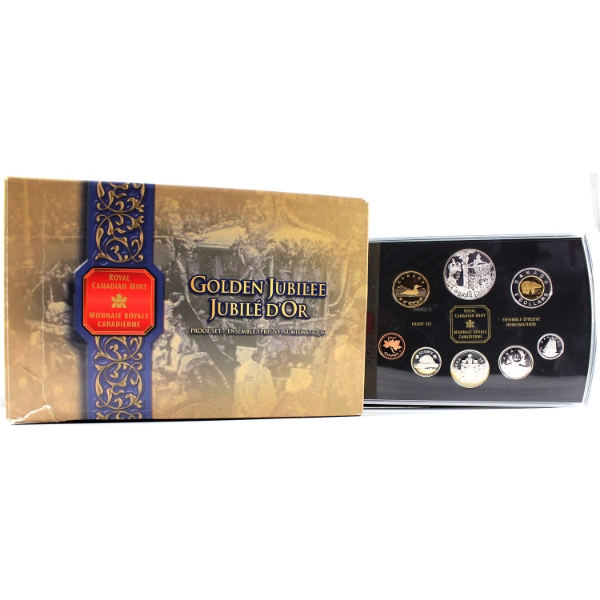 2002 Queen's Jubilee Regular Proof Double Dollar Set