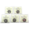 Image 2 : 25-cent 2013-2015 ICCS MS65. 5pcs.