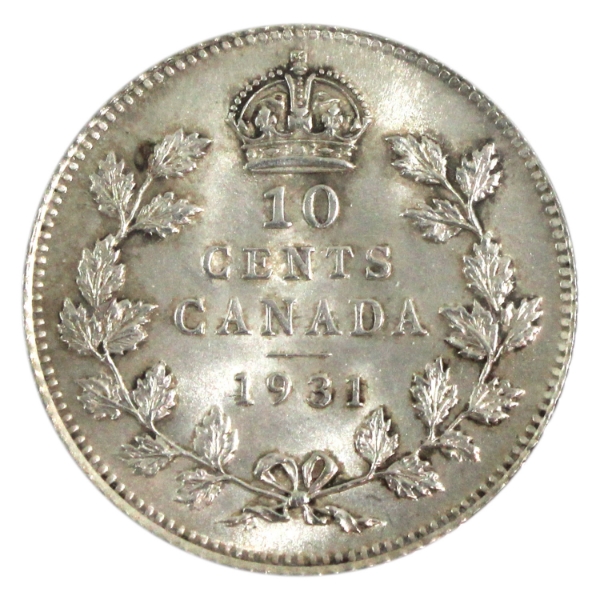 10-cent 1931 Choice Brilliant UNC