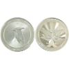 Image 1 : 2x 1oz 2017 Canada 150th Anni. .9999 Fine Silver Rounds. 2pcs (Tax Exempt)