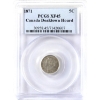 Image 1 : 5-cent 1871 PCGS EF45 Canada Doaktown Hoard