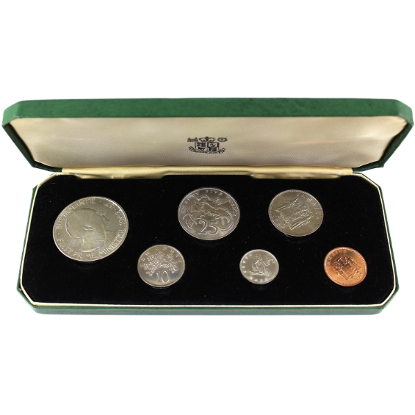 Jamaica 1969 6-Coin Proof Set