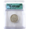 Image 1 : Newfoundland 20-cent 1876H Doubled Die Obverse ICG EF45 (Clip, Cleaned)