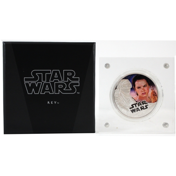 Niue 2016 $2 Star Wars: The Force Awakens - Rey 1oz Fine Silver Coin (Tax Exempt)