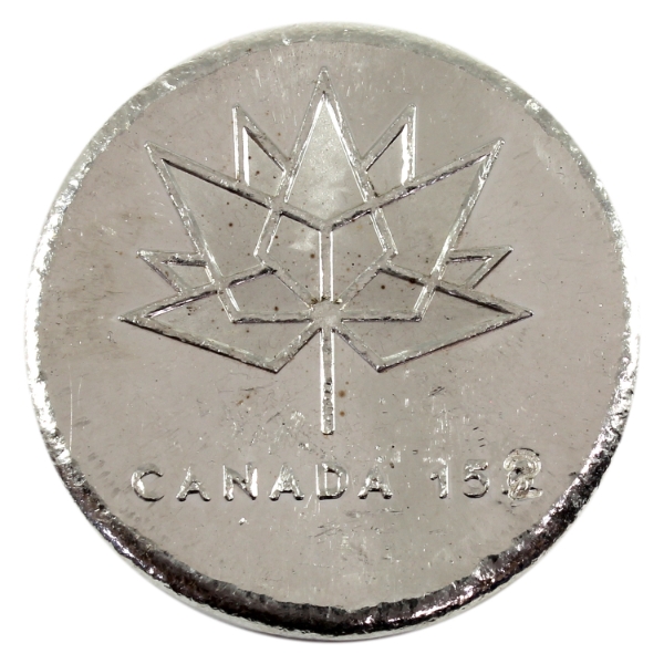 5oz Beaver Bullion 2019 Canada 152 .999 Fine Silver Round (Tax Exempt)