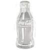 Image 2 : 1oz Coca-Cola .999 Fine Silver Colorized Shaped Coca-Cola Bottle in Vintage Vending Machine Tin