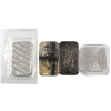 Image 2 : 4x 1oz Assorted .999 Fine Silver Bars. 4pcs. (Tax Exempt)