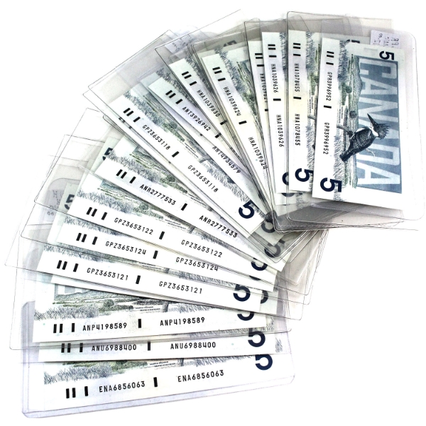 Group Lot of 22x 1986 $5 Most are UNC or Better Some Duplicate Prefixes. 22pcs