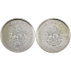 Image 2 : 1oz Gibraltar 2021 1 Pound Lady Justice .999 Fine Silver Coins. 2pcs (Tax Exempt)