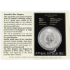 Image 2 : Australia 1995 $1 1oz .999 Fine Silver Kangaroo in Royal Australian Mint Display Card (Tax Exempt)