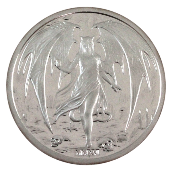 2oz 2016 Pheli Mint Temptation of the Succubus Proof .999 Fine Silver Round (Tax Exempt)